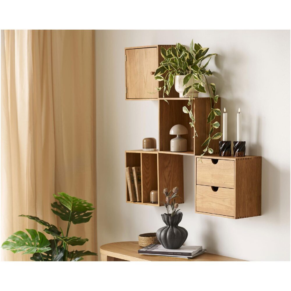 smoked brown glazen kaarsenhouders set afbeelding 6