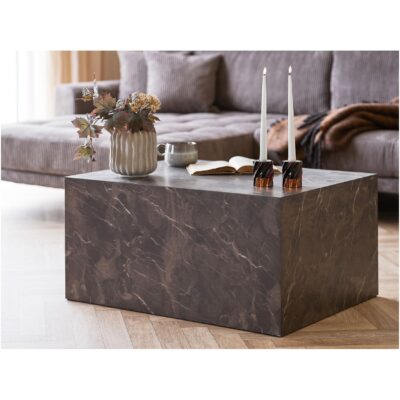 smoked brown glazen kaarsenhouders set afbeelding 8