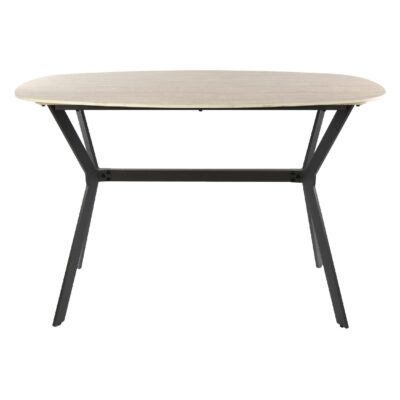 bartafel Nino keramiek travertin Deens ovaal 140cm afbeelding 1