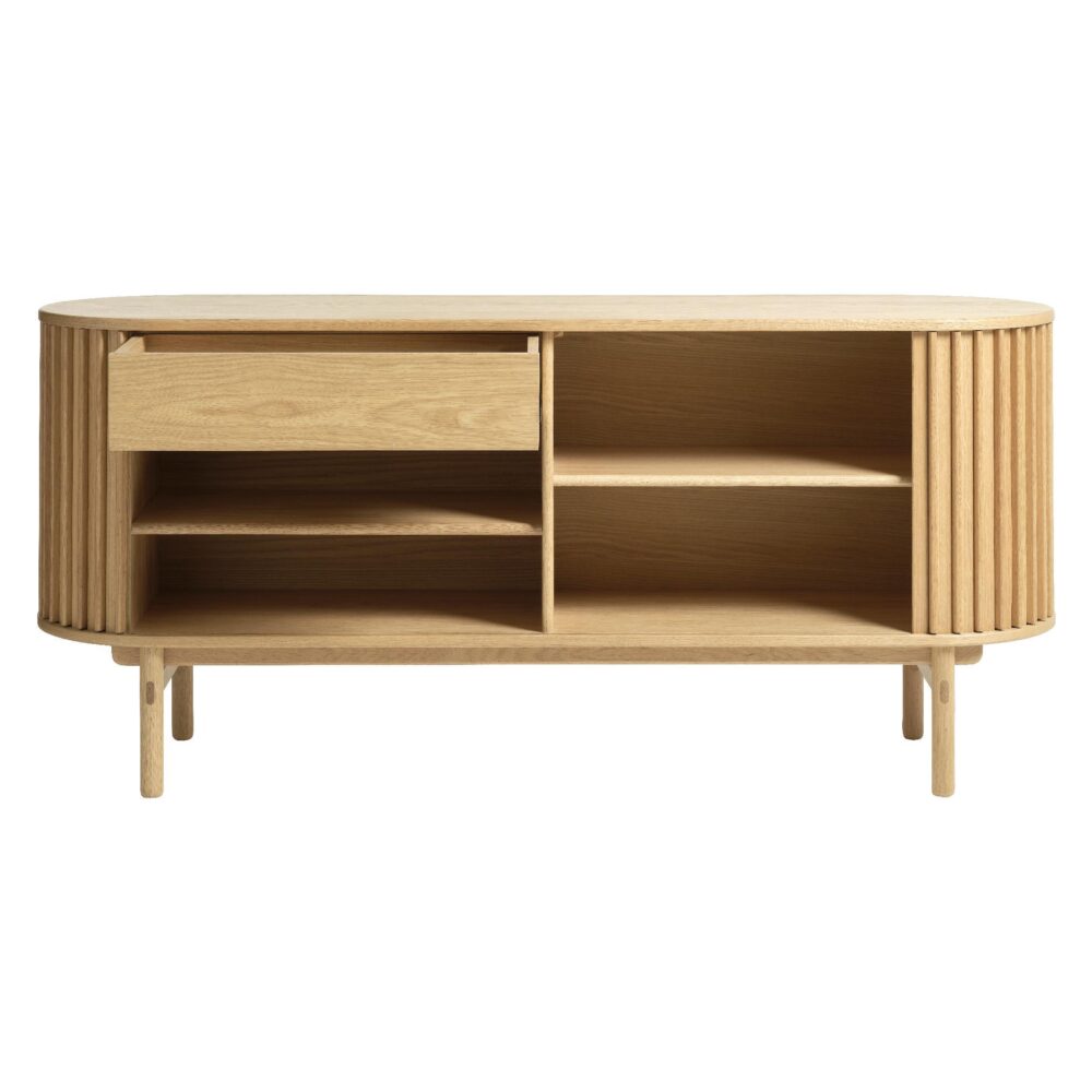 ovaal eiken dressoir Rana afbeelding 4