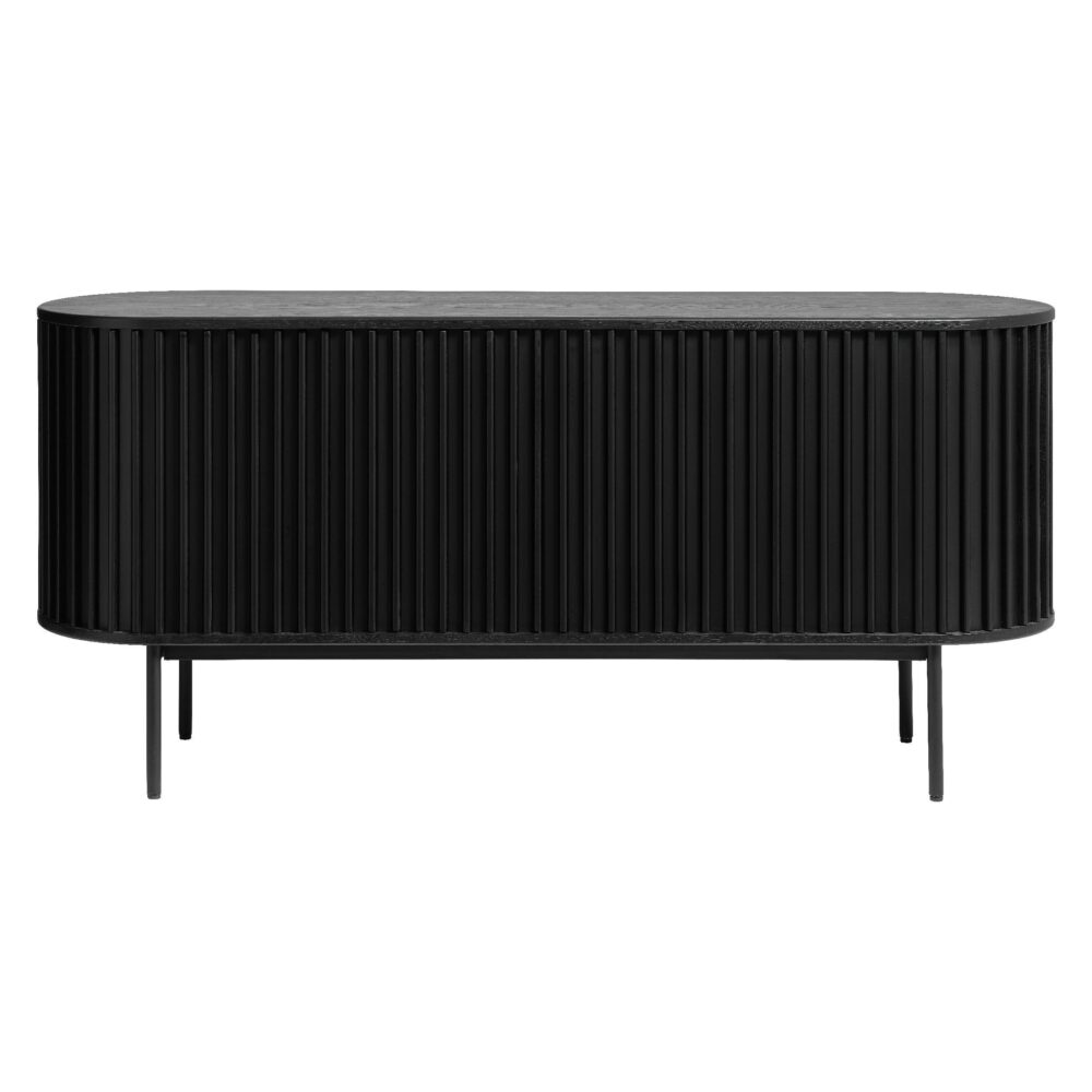 zwart eiken dressoir Yana afbeelding 1