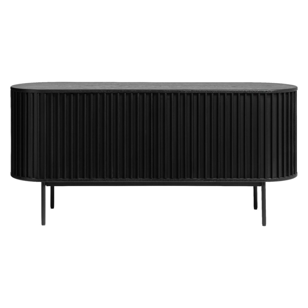 zwart eiken dressoir Yana afbeelding 1