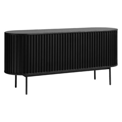 zwart eiken dressoir Yana afbeelding 2