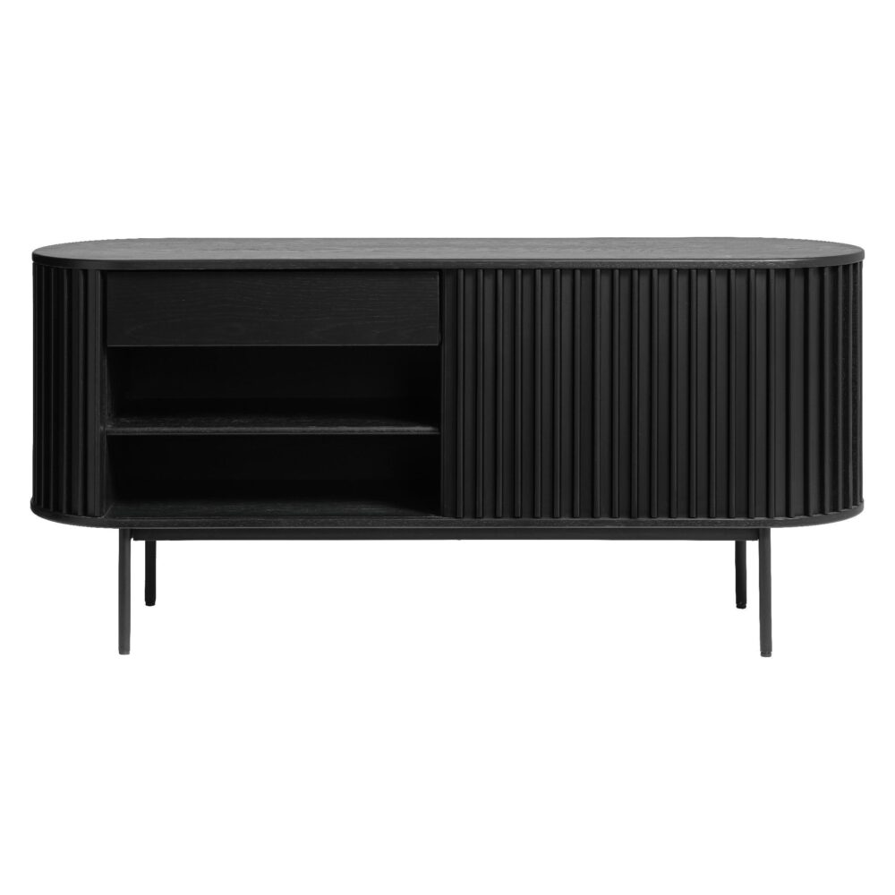 zwart eiken dressoir Yana afbeelding 3