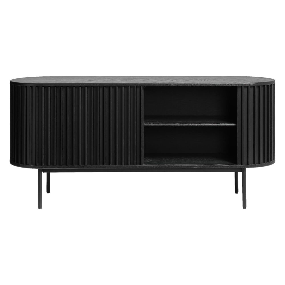 zwart eiken dressoir Yana afbeelding 4