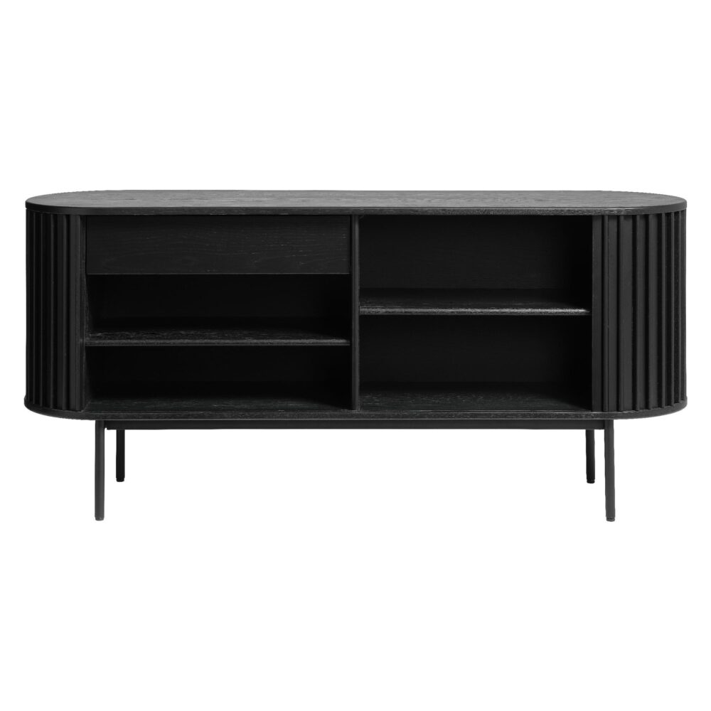 zwart eiken dressoir Yana afbeelding 5