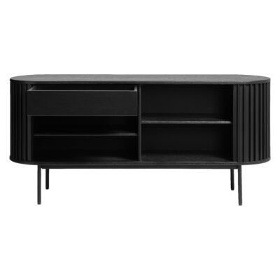 zwart eiken dressoir Yana afbeelding 6