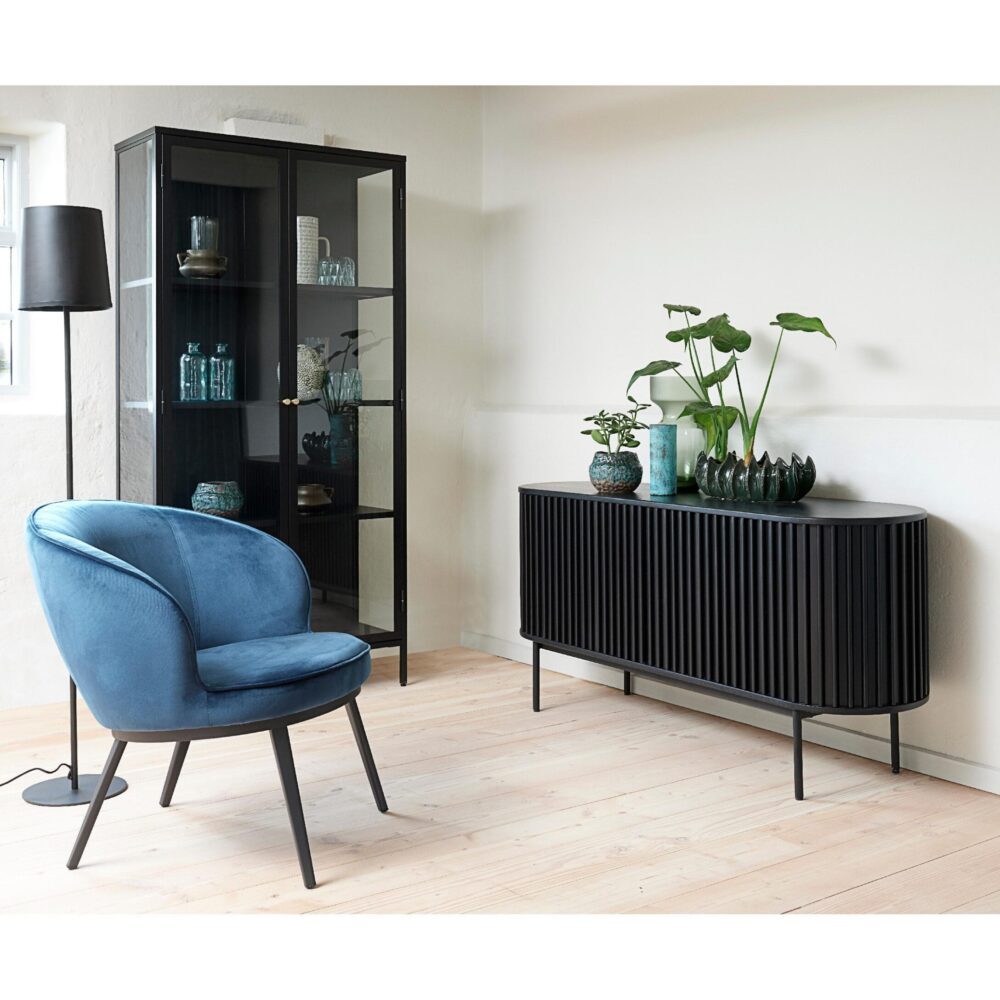 zwart eiken dressoir Yana afbeelding 9