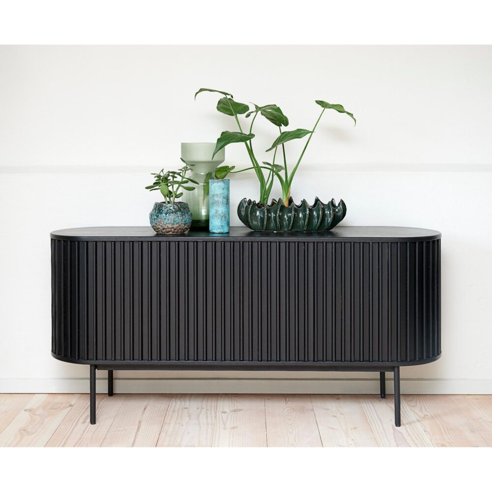 zwart eiken dressoir Yana afbeelding 10