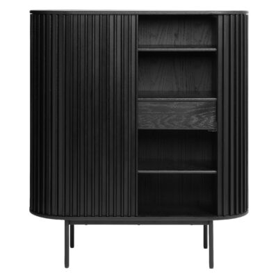 zwarte eiken opbergkast Yana afbeelding 6