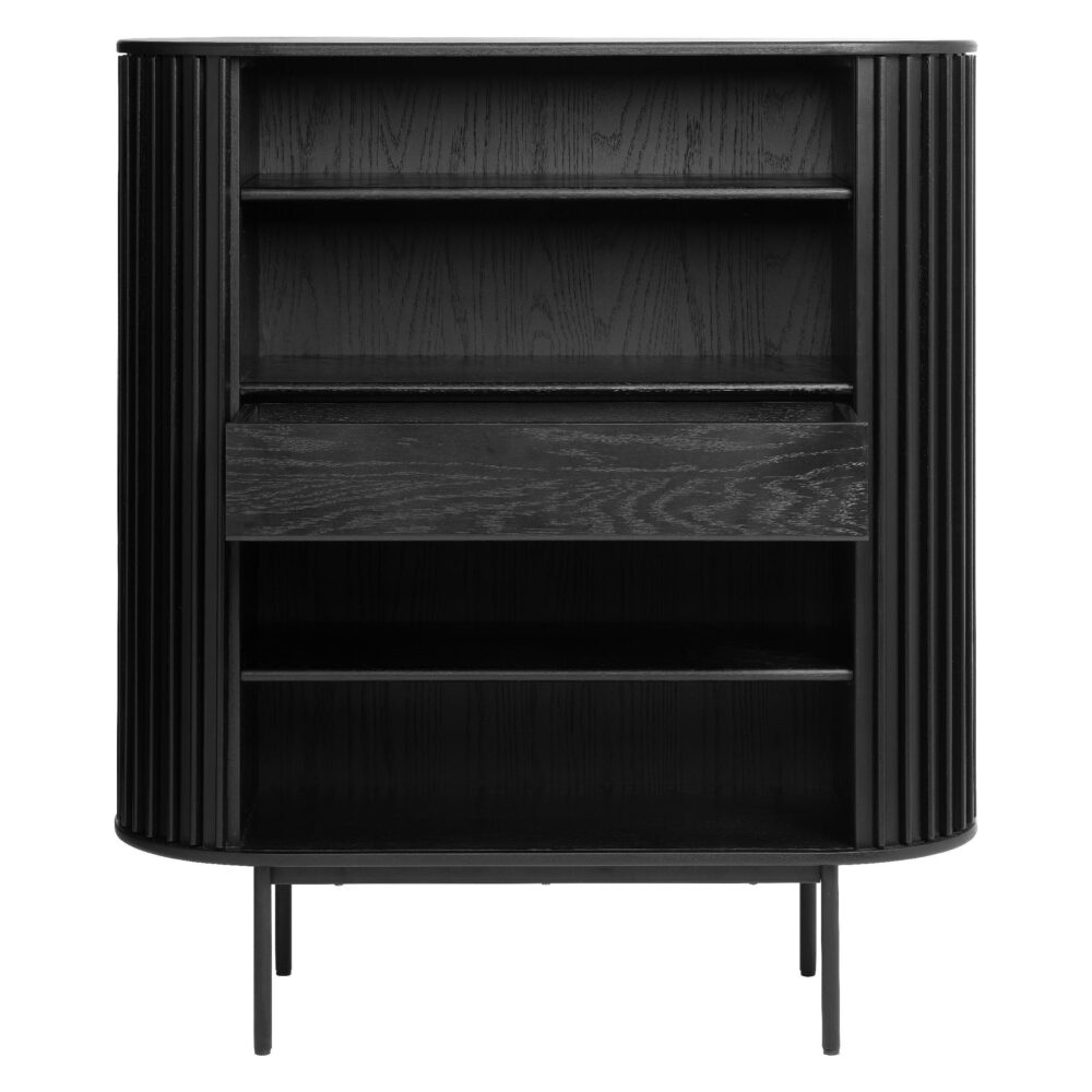 zwarte eiken opbergkast Yana afbeelding 4