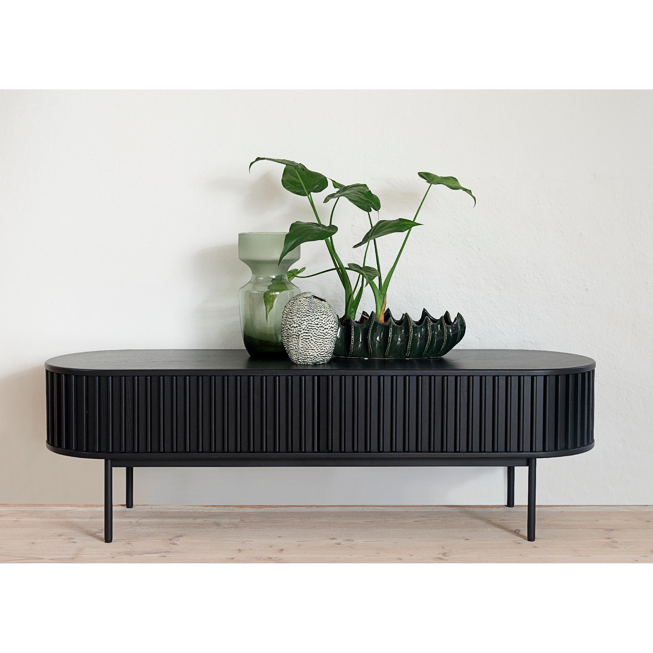 zwart eiken tv meubel Yana afbeelding 8