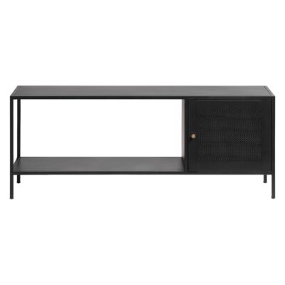 zwart mangohouten tv meubel Sara afbeelding 1