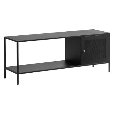 zwart mangohouten tv meubel Sara afbeelding 2