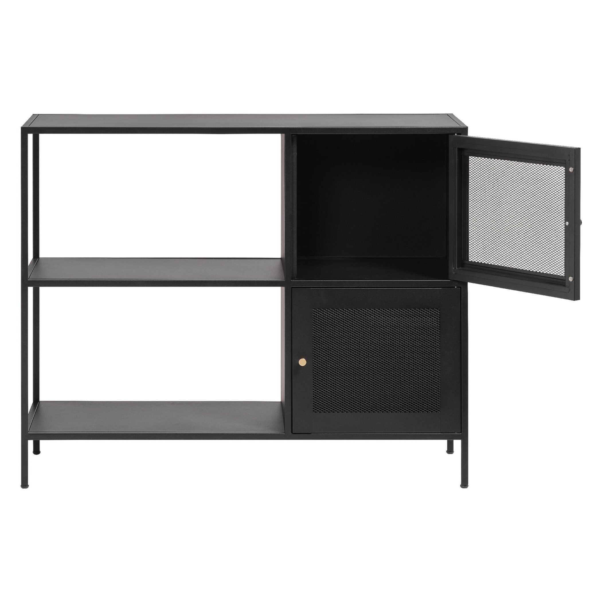 zwart metalen dressoir Sara afbeelding 4