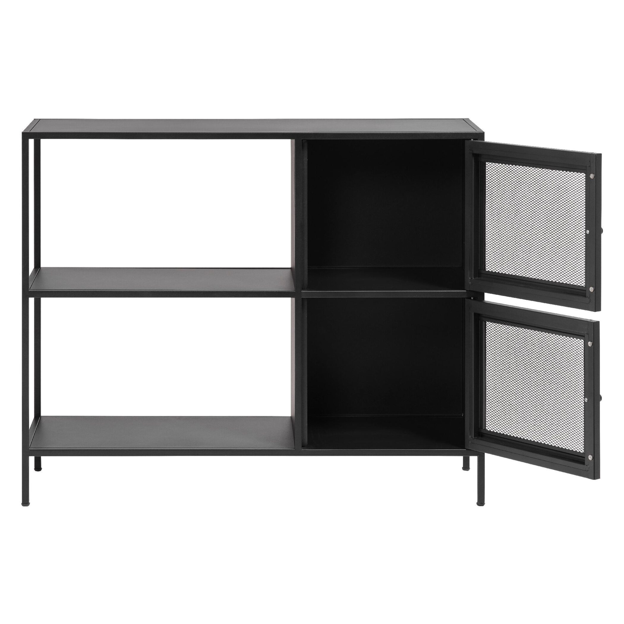zwart metalen dressoir Sara afbeelding 5