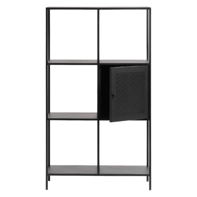 zwarte metalen boekenkast Sara afbeelding 4