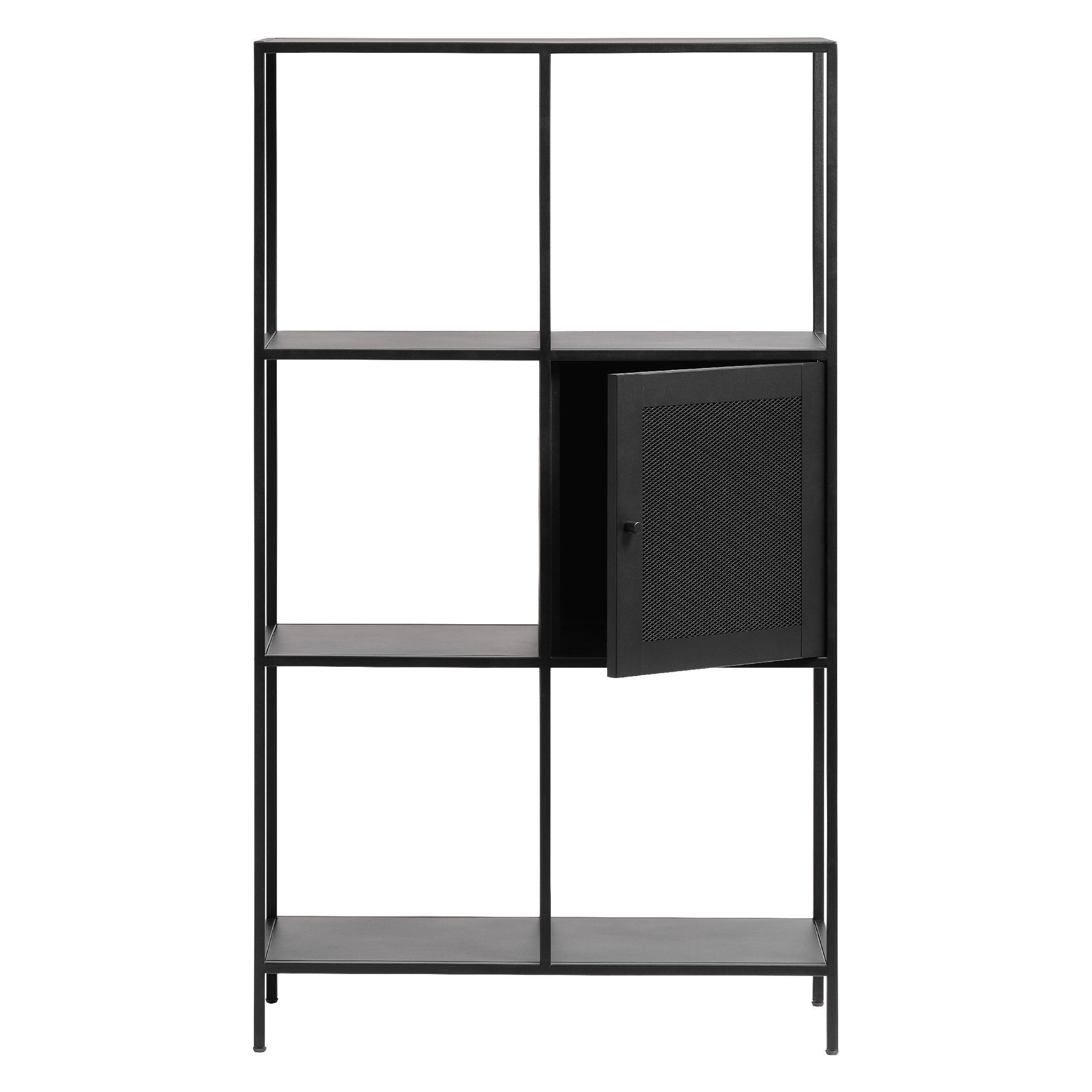 zwarte metalen boekenkast Sara afbeelding 4