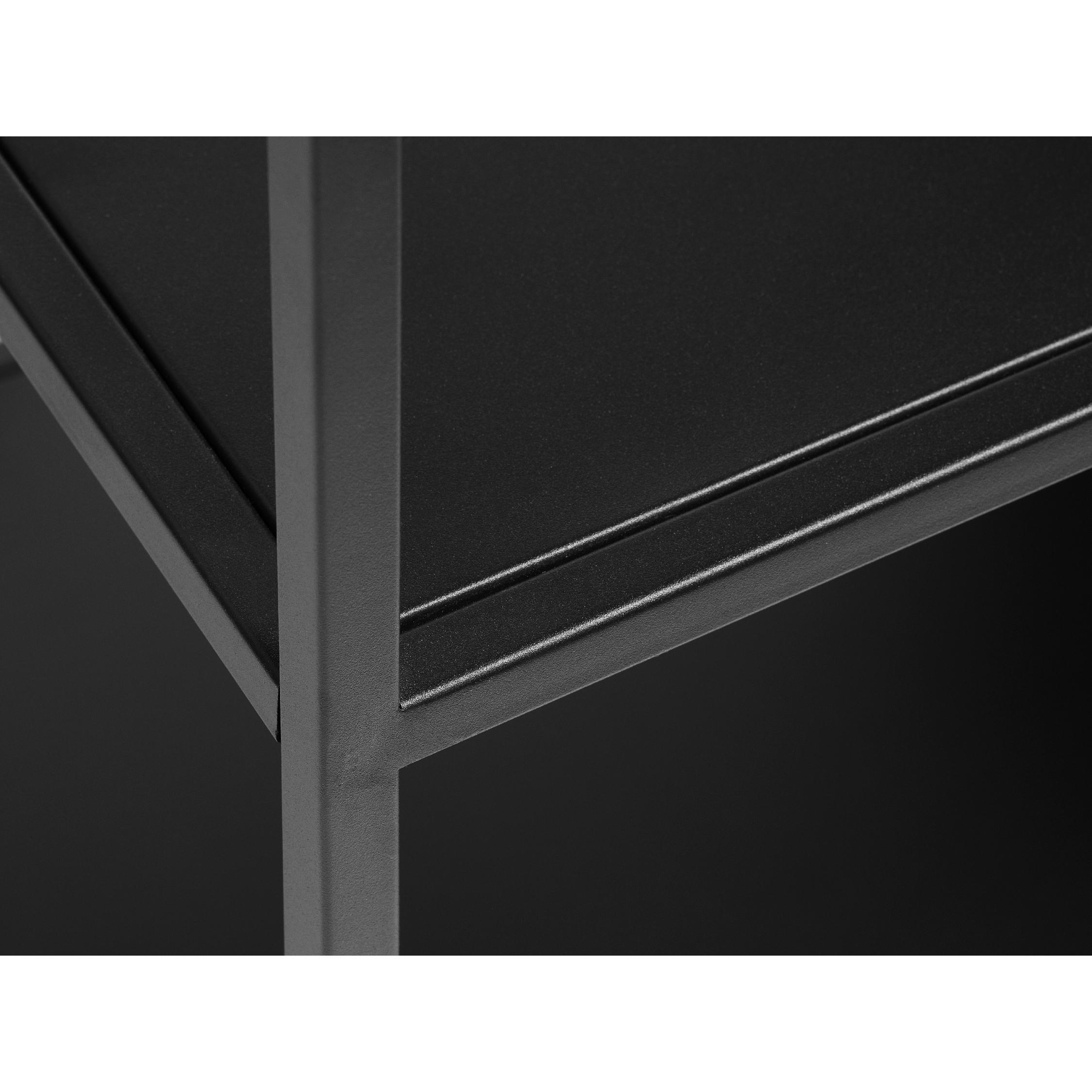 zwarte metalen boekenkast Sara afbeelding 5