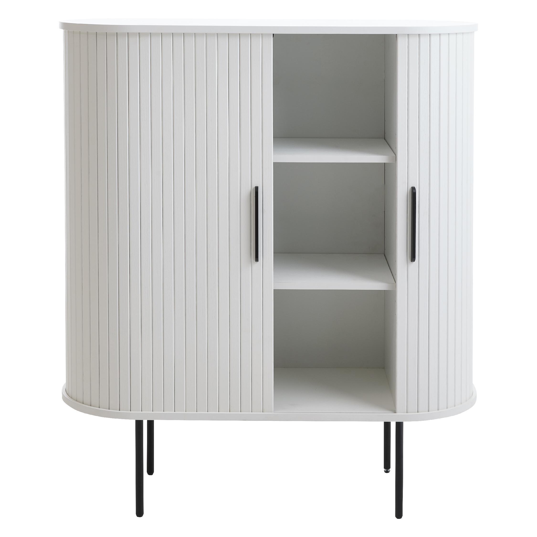 witte wandkast met schuifdeuren Nova afbeelding 4