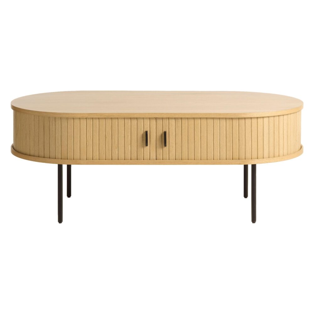 ovale salontafel Nova met opbergruimte afbeelding 1
