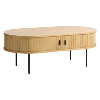 ovale salontafel Nova met opbergruimte afbeelding 2