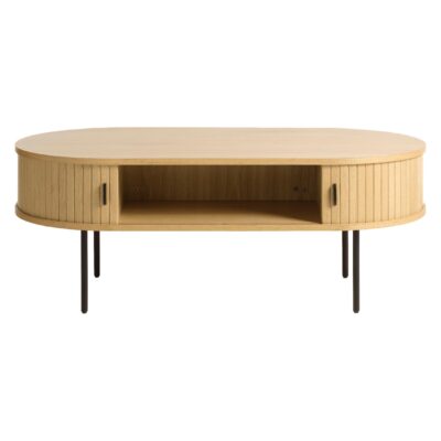 ovale salontafel Nova met opbergruimte afbeelding 4