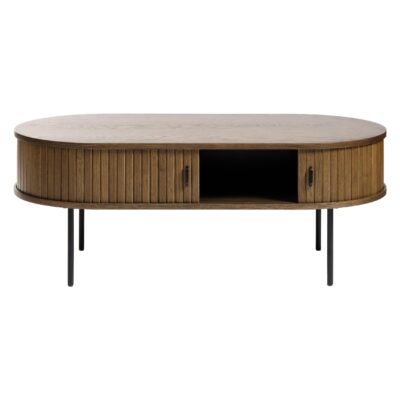 ovale salontafel Nova met schuifdeuren afbeelding 3