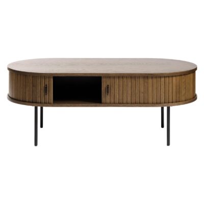 ovale salontafel Nova met schuifdeuren afbeelding 4