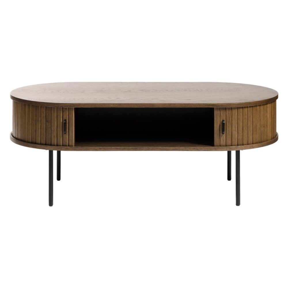 ovale salontafel Nova met schuifdeuren afbeelding 5