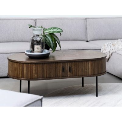 ovale salontafel Nova met schuifdeuren afbeelding 9