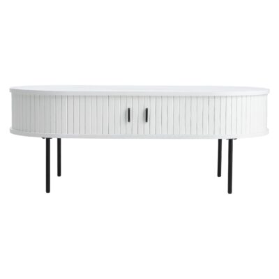 Ovale salontafel Nova met opbergruimte afbeelding 1