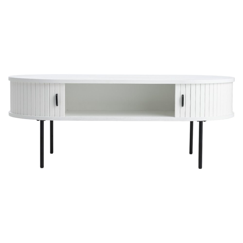 Ovale salontafel Nova met opbergruimte afbeelding 2
