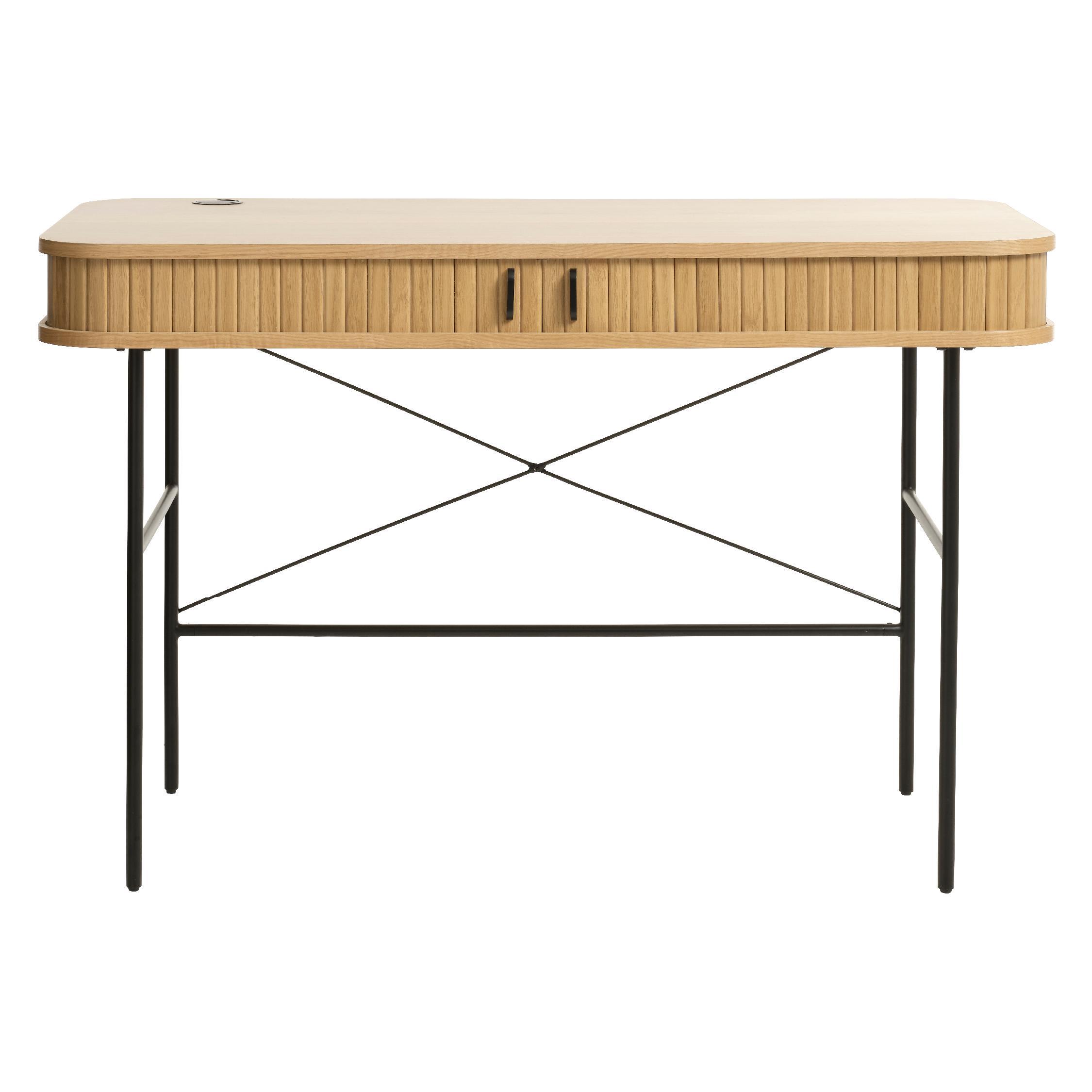 bureau Nova met lade en kabeldoorvoer afbeelding 1