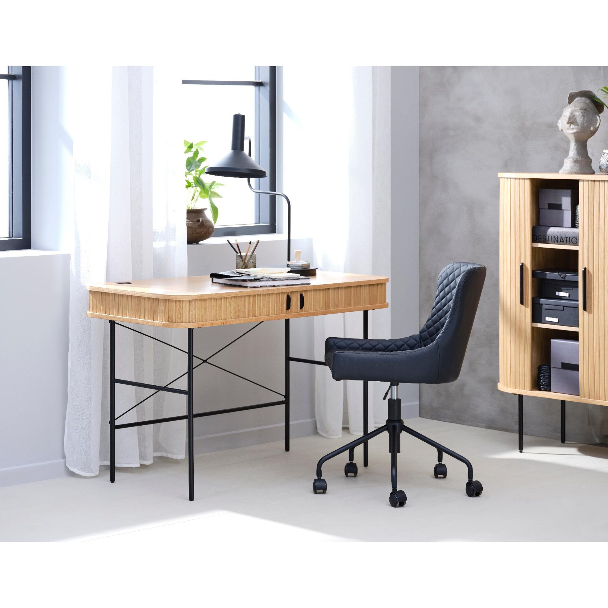 bureau Nova met lade en kabeldoorvoer afbeelding 6