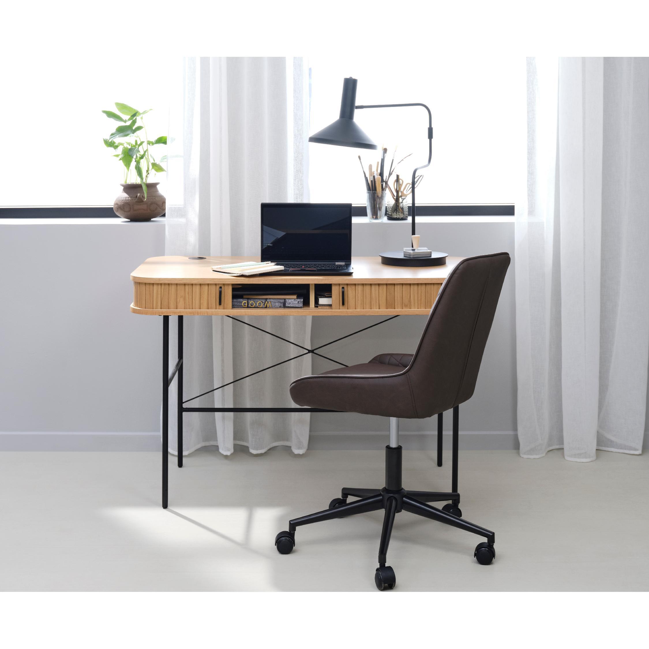 bureau Nova met lade en kabeldoorvoer afbeelding 9