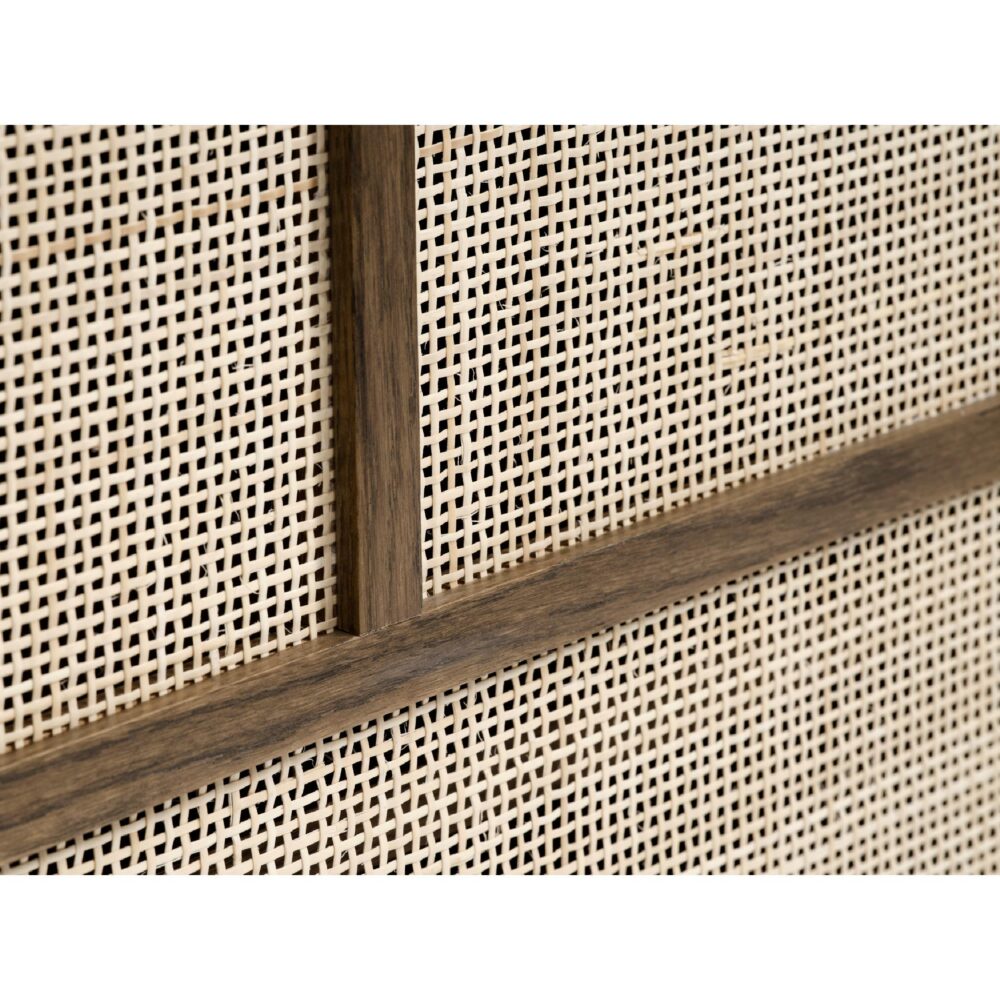 Enli dressoir smoked oak rotan 180 cm afbeelding 9