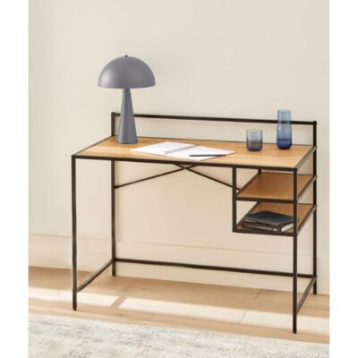 buro lynor eiken zwart afbeelding 5