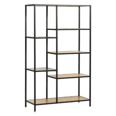 industriele boekenkast Lynor eiken 146 cm afbeelding 2