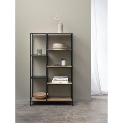 industriele boekenkast Lynor eiken 146 cm afbeelding 5