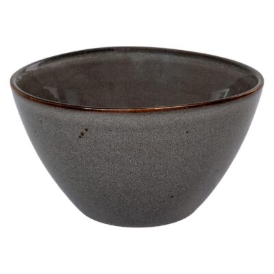 keramische kommen set 4 grijs bruin afbeelding 1