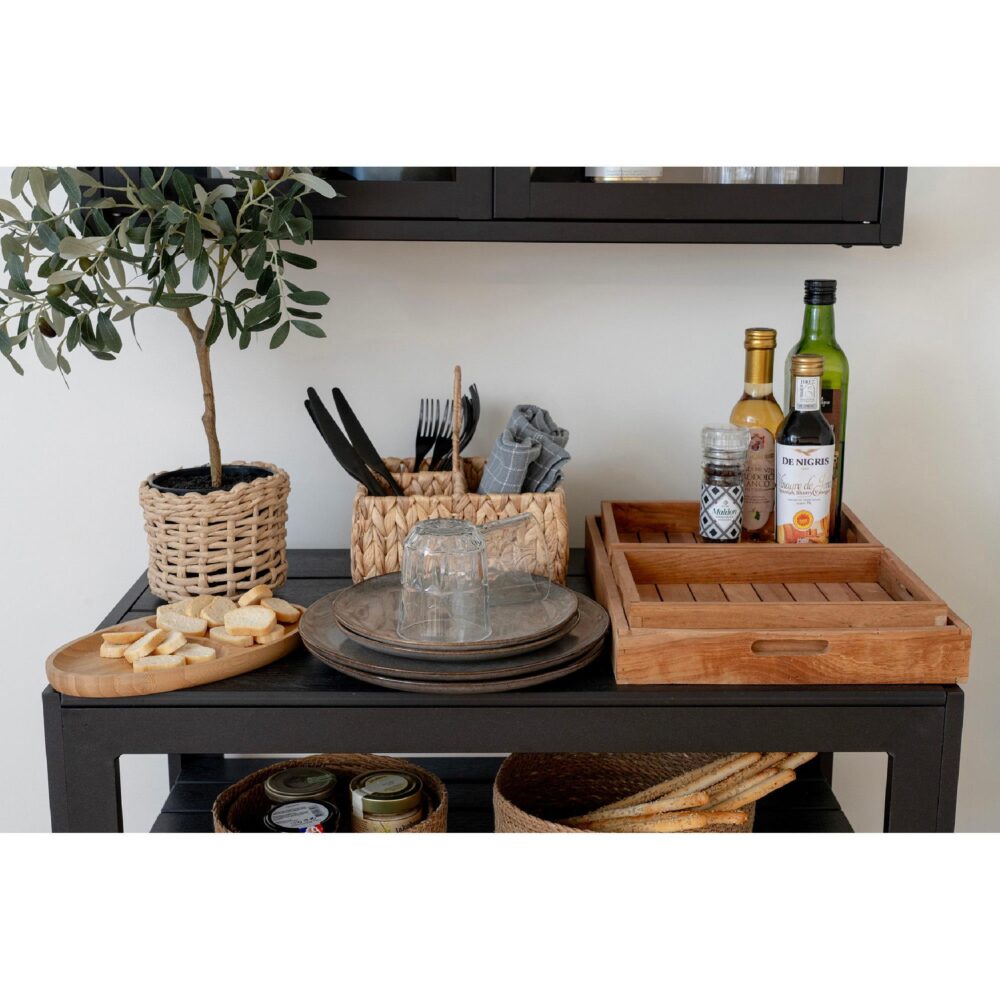 stenen lunchborden set 21 cm afbeelding 4