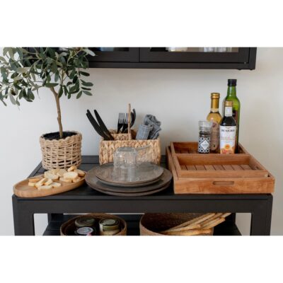 stenen lunchborden set 21 cm afbeelding 4