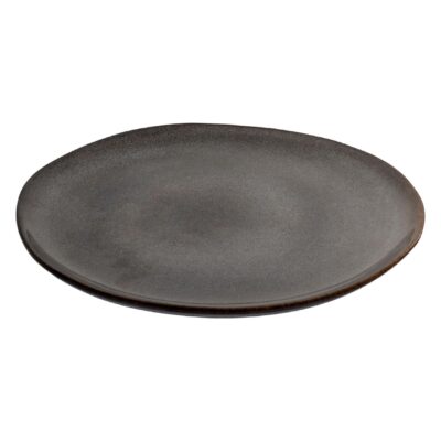 dinerborden set 27 cm grijs bruin afbeelding 1