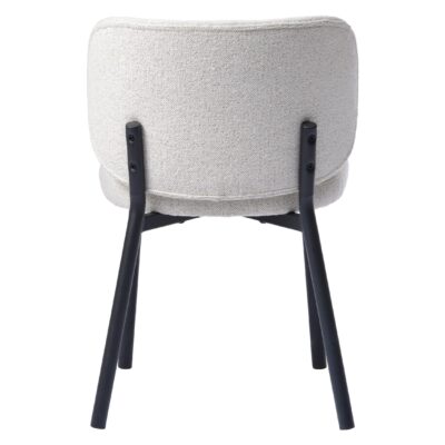 Nuno bouclé eetkamerstoelen offwhite set van 2 afbeelding 5