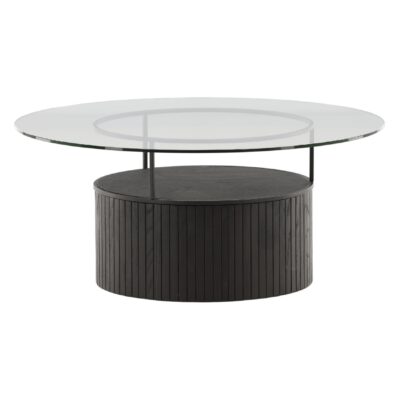 ronde glazen salontafel Luma afbeelding 1