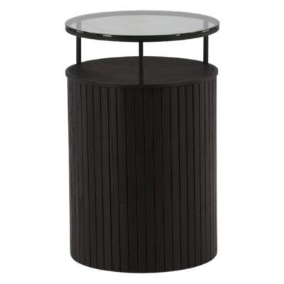 ronde glazen bijzettafel Luma afbeelding 1