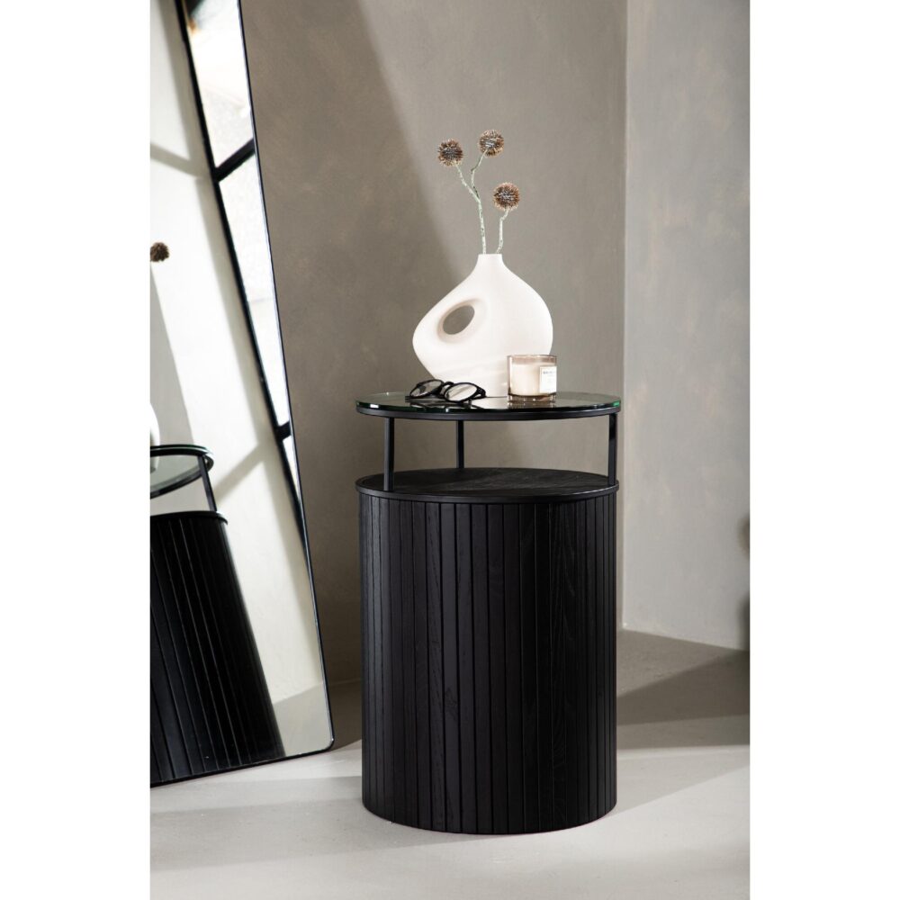 ronde glazen bijzettafel Luma afbeelding 3