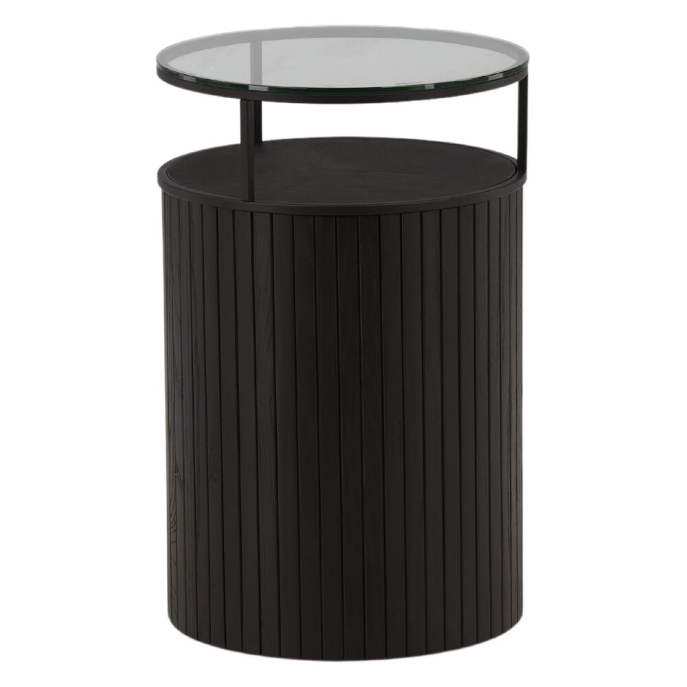 ronde glazen bijzettafel Luma afbeelding 2