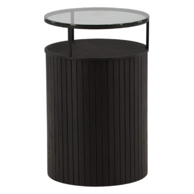 ronde glazen bijzettafel Luma afbeelding 2